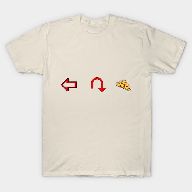 Left Over Pizza T-Shirt by Milasneeze